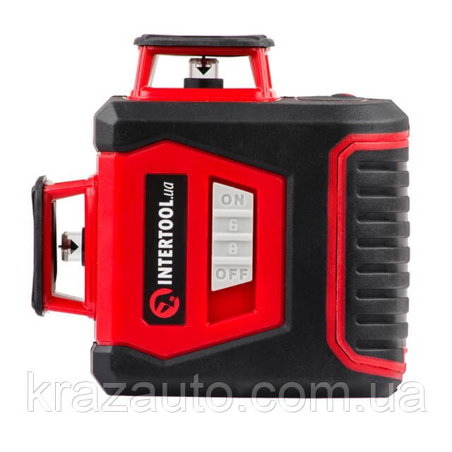 Рівень лазерний 360 град, 3 лазерні головки INTERTOOL MT-3057, фото 1
