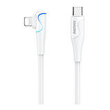 Кабель USB Remax RC-192i 20W 90° Type-C to Lightning Колір Чорний, фото 6