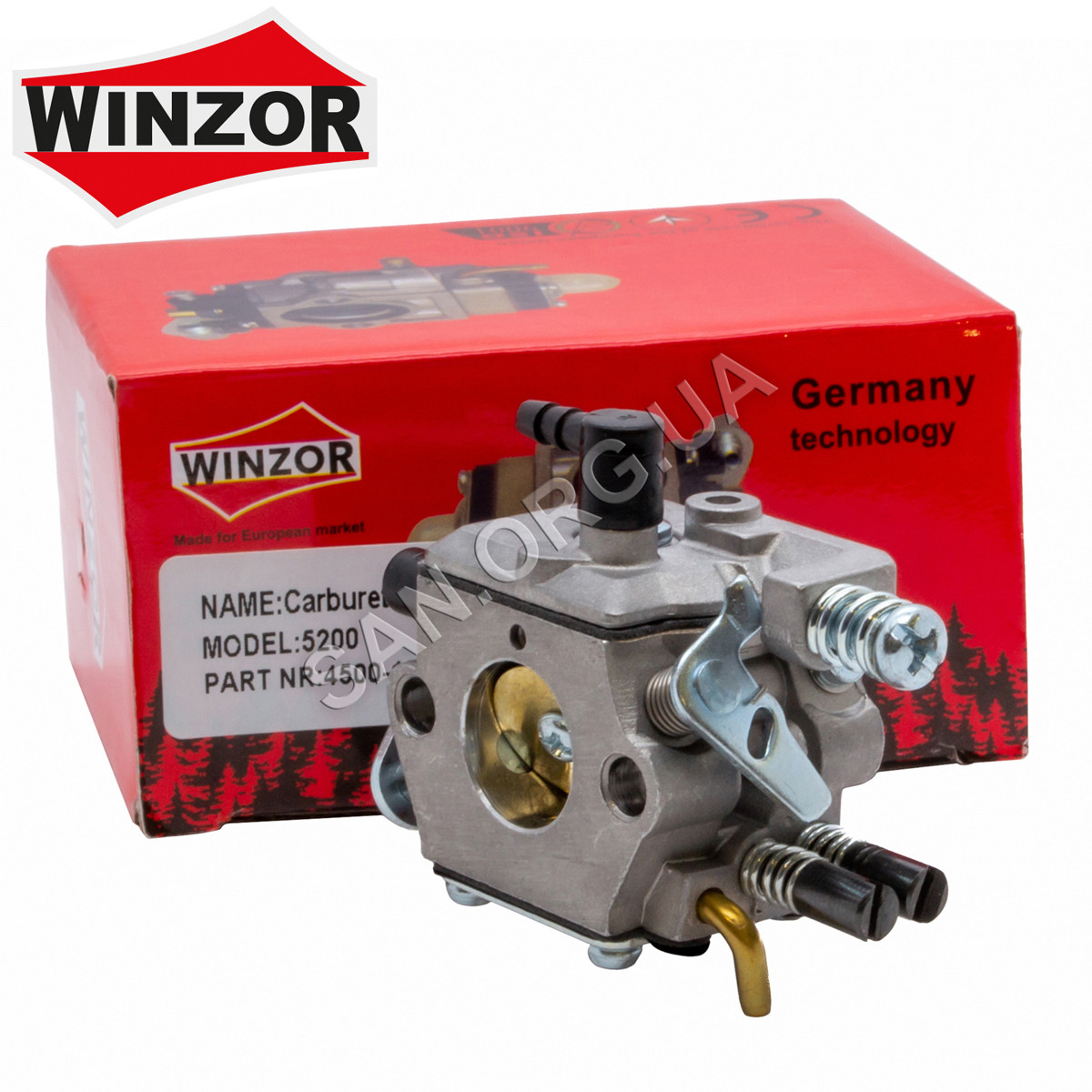 Карбюратор для Бензопили з підкачкою GL 4500 5200 Winzor, фото 1