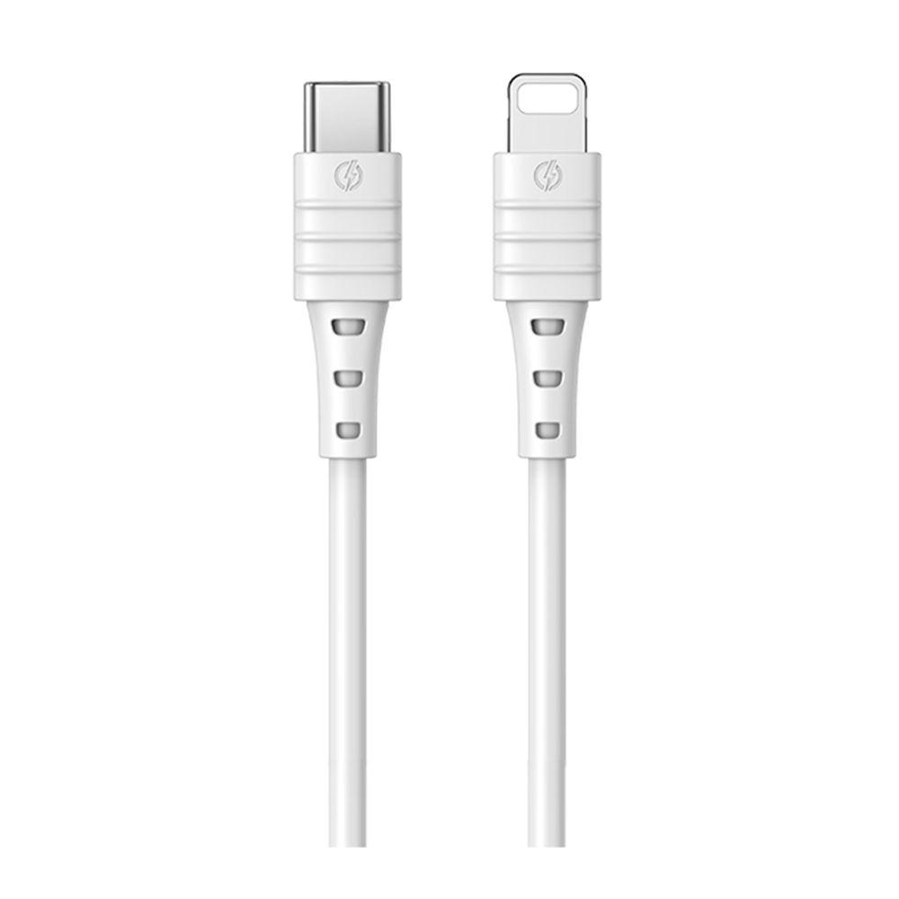Кабель USB Remax RC-068i PD 20W Type-C to Lightning Колір Бiлий