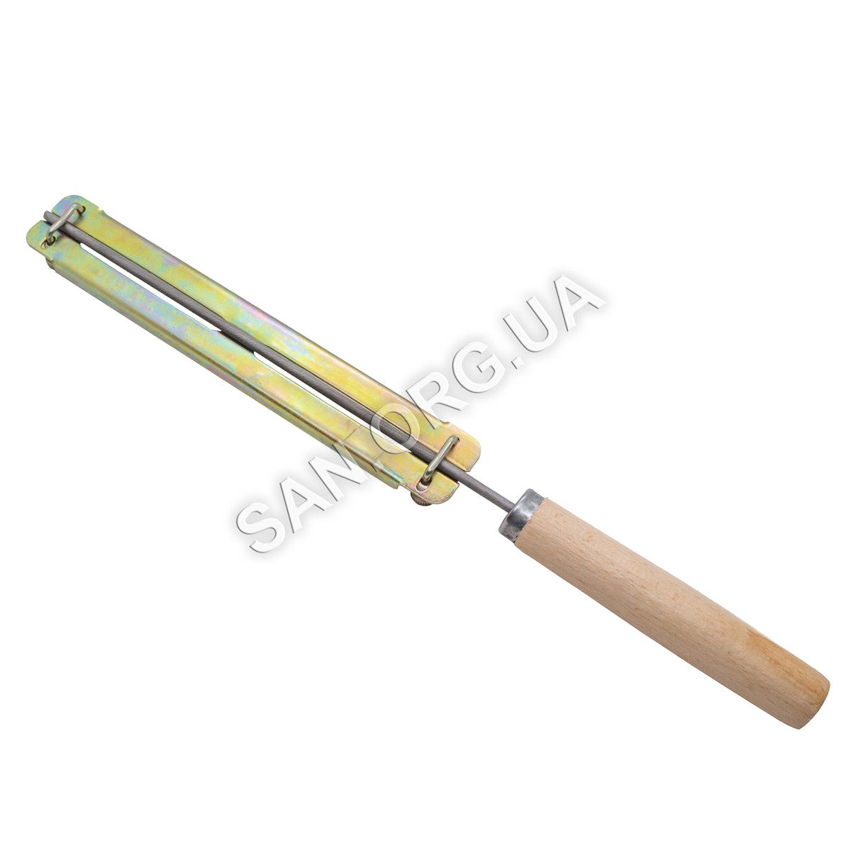 Напильник для заточування ланцюга 3/8 з ручкою та планкою 4,0 мм без уп., фото 1