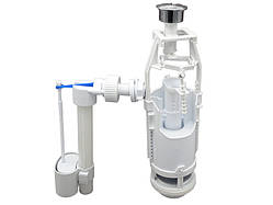 Зливний комплект: двокноп.хутро.слива та налив.клапан з боків.підводом 1/2" MILLZ BK2R1110