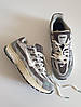 Чоловічі кросівки Nike P-6000 Flat Pewter Gray Green Сірі з зеленим Взуття Найк П-6000 текстиль сітка повсякденні демісезон, фото 8
