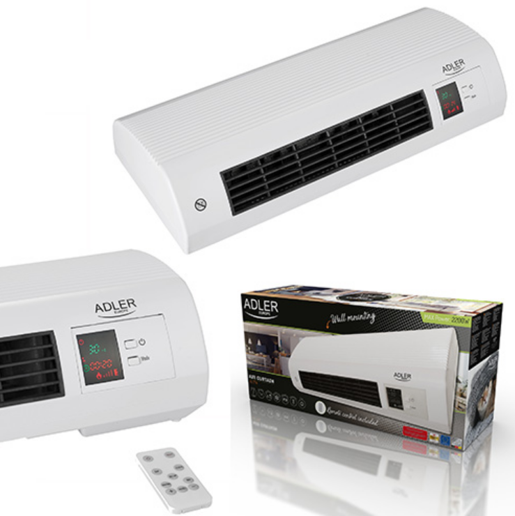 Тепловентилятор Adler AD 7714 - повітряна завіса, фото 1