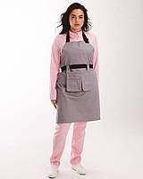 Профессиональный водоотталкивающий фартук Римини серый