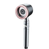 Насадка для душу з фільтром та щіткою для масажу Сіра, фото 5