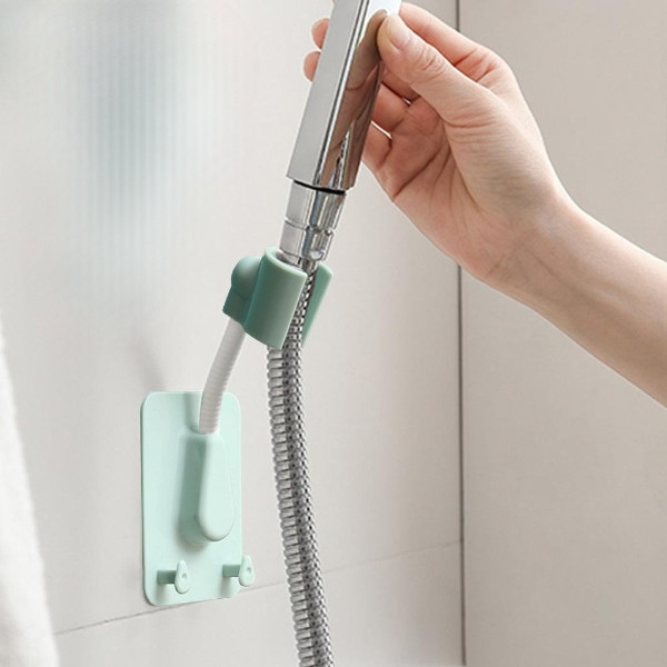 Тримач для душової лійки на присосці Зелений, фото 1