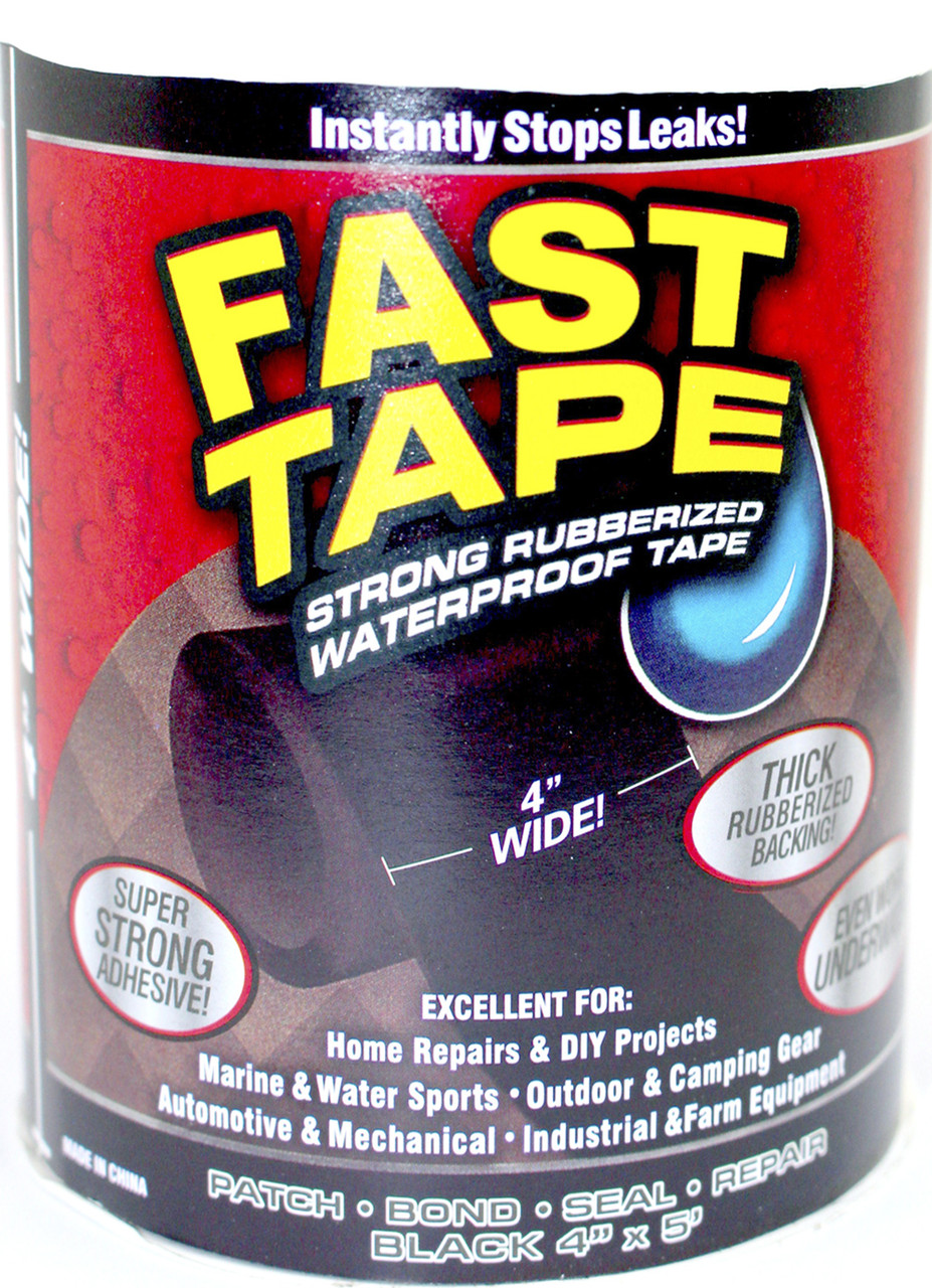 Стрічка клейка водонепроникна "Fast Tape" 100ммх1,5м чорна/Breidon/