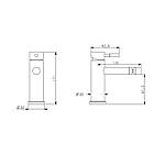 Змішувач для біде Lidz Aria 001AF (k35) LDARI001AFNKS46096 Nickel, фото 2