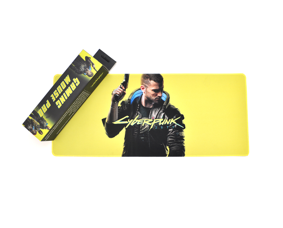 Килимок для мишки 30х70*3мм "Cyberpunk Vi" з бічною прошивкою, Voltronic, Арт.56570