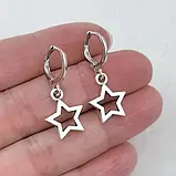 Сережки конго ЗІРОЧКИ корейський стиль kpop y2k Fashion Jewelry, фото 2
