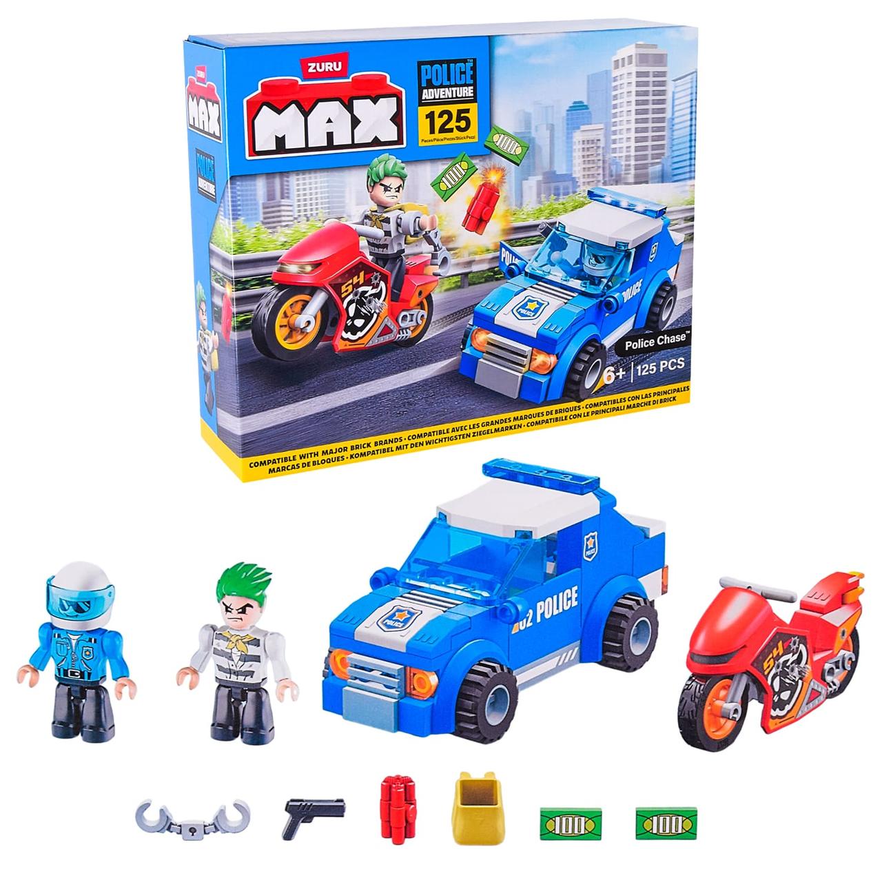 Конструктор Zuru MAX CITY Поліція 83164, 121 деталь, фото 1
