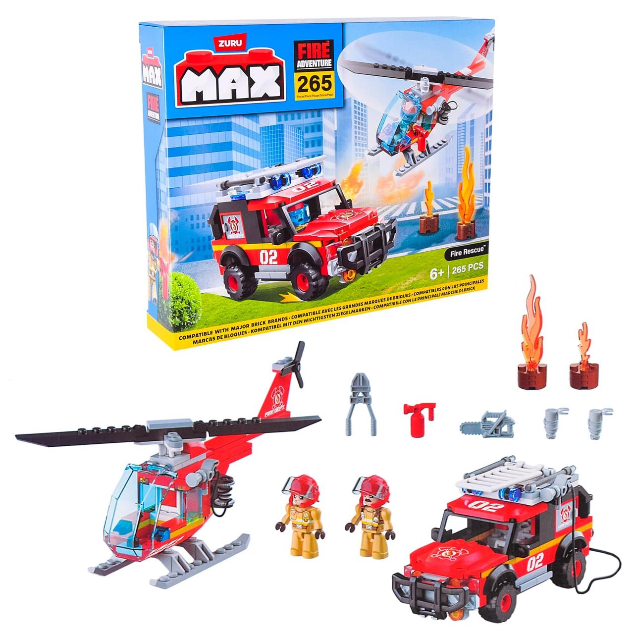 Конструктор Zuru MAX CITY Пожежники 83166, 245 деталей, фото 1