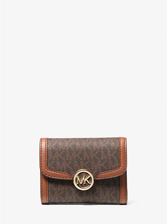 Гаманець MICHAEL KORS Leida Medium Signature Logo Wallet 35S4G9GF2B BROWN