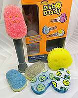 Набір для миття посуду Scrub Daddy Dish Daddy Soap dispensing dishwand