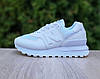 Жіночі кросівки New Balance 574 Legacy All White Нью Беланс 574 Легасі білі замша текстиль демісезон, фото 10