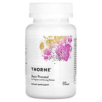 Thorne, Basic Prenatal (90 капс.), женские витамины, для беременных