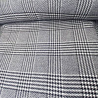 Пальтова тканина з альпакою і жакардовим візерунком "Гусяча лапка"