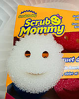 Двостороння губка для посуду і прибирання Scrub Daddy Scrub Mommy