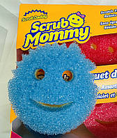 Універсальна двостороння мочалка для прибирання Scrub Daddy Scrub Mommy Блакитна