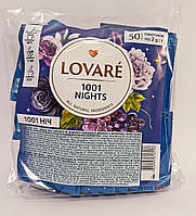 Бленд чорного та зеленого байхового чаю 1001 Nights Lovare 1001 ніч Ловаре 50 пакетиків по 2 гр