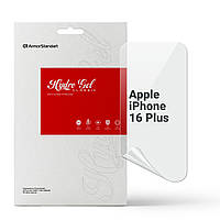 Захисна плівка для Apple iPhone 16 Plus, гідрогелева, ударостійка, протиударна, прозора бронеплівка