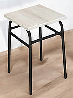 Табурет Класик тверде сидіння чорний/аляска Наша Ковка