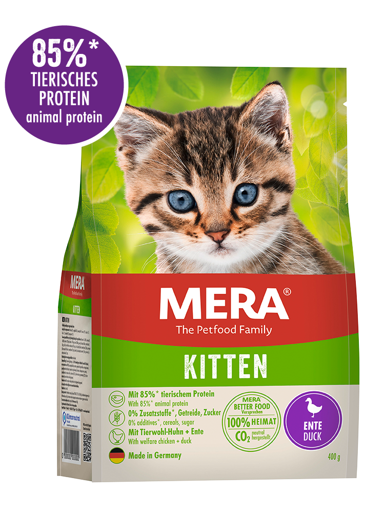 Сухий корм для кошенят з качкою MERA Cats Kitten Duck (Ente), 400 г (*), фото 1