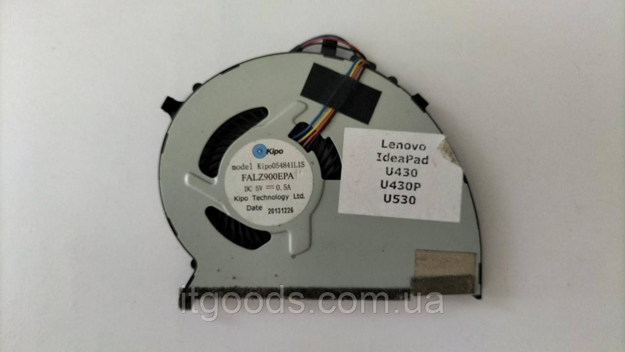 Вентилятор (кулер) для CPU процесора ноутбука Lenovo IdeaPad U430 U430P U530 U530P Cooling Fan
