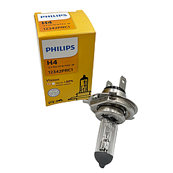 Галогенні лампи Philips Vision +30% H4 12V 55W