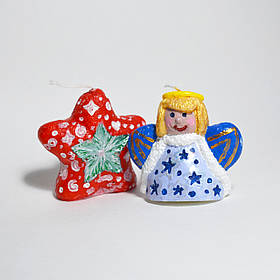 Набір для розпису свічок Янгол та Зірка