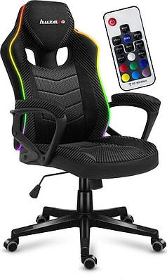 Комп'ютерне крісло для геймера Huzaro Force 2,5 RGB Carbon Mesh