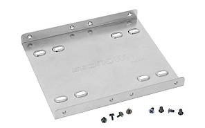 Адаптер-перехідник для HDD-SSD з 2.5" на 3.5" Kingston SNA-BR2/35 метал, гвинтики в комплекті, хром новий