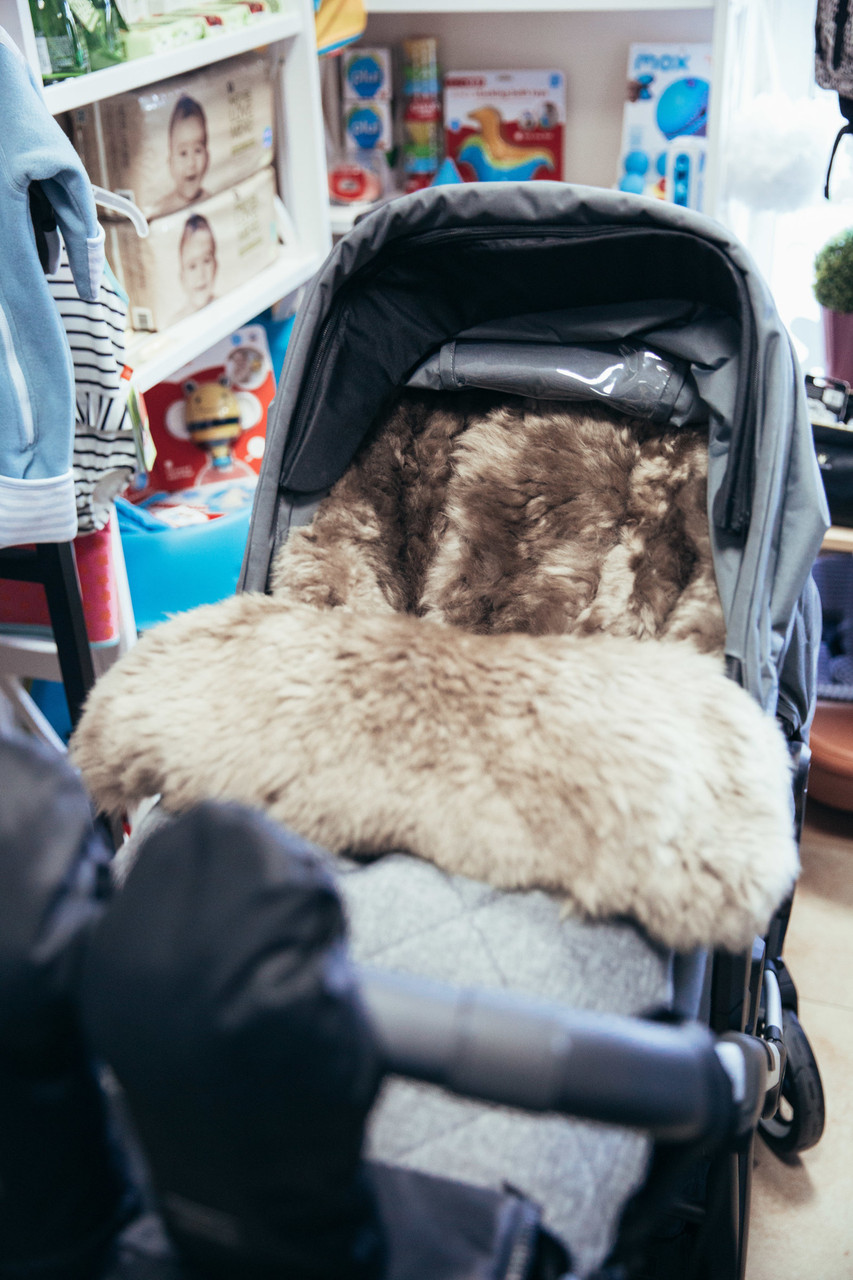 Kaiser — Конверт Nelly теплий із овчини, колір темно-сірий, антрацит меланж., фото 1