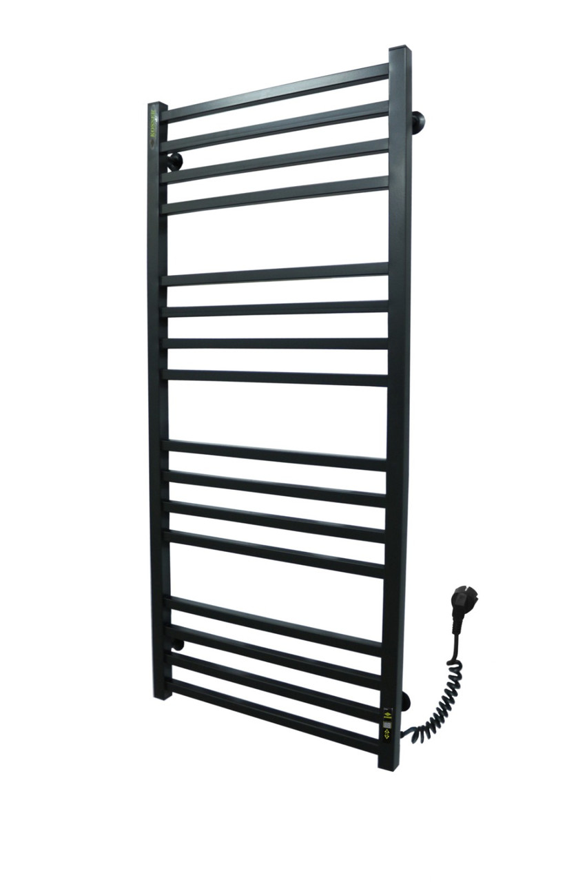 Рушникосушарка KOSSER Велді 1200х500/16 ЕR тайм. нержавіюча сталь (чорний), фото 1