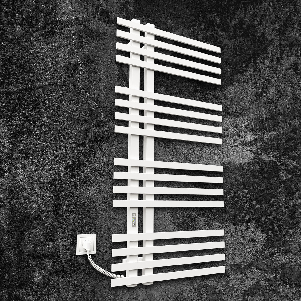 Рушникосушарка KOSSER Браш1200х600 EL тайм. білий, фото 1