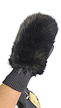 Жіночі рукавички Рукавички-карежка, норка гуртом, фото 3