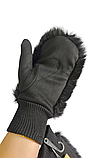 Жіночі рукавички Рукавички-карежка, норка гуртом, фото 4