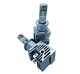 Комплект LED ламп M3 H3 6000-6500 K 9-32 V 50 W радіатор з вентилятором (діод ZES), фото 3