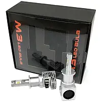 Комплект LED ламп M3 H3 6000-6500 K 9-32 V 50 W радіатор з вентилятором (діод ZES)