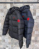 Чоловіча зимова куртка Hugo Boss CK8505 чорна S (M по бірці ), XXL (3XL по бірці), фото 8