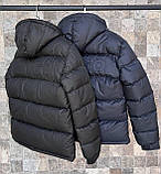 Чоловіча зимова куртка Hugo Boss CK8505 чорна S (M по бірці ), XXL (3XL по бірці), фото 7