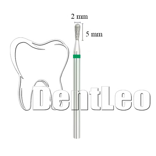 БОР АЛМАЗНИЙ ЗЕЛЕНИЙ 2 ММ Х 5 ММ – А023