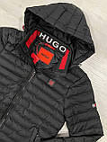 Чоловіча зимова куртка Hugo Boss CK8504 чорна XXL, XXXL, фото 4