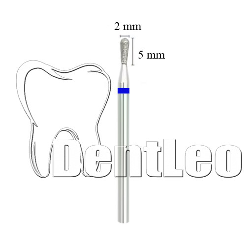 БОР АЛМАЗНИЙ СИНІЙ 2 ММ Х 5 ММ — В035