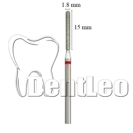 БОР АЛМАЗНИЙ ЧЕРВОНИЙ 1.8 ММ Х 15 ММ – К035