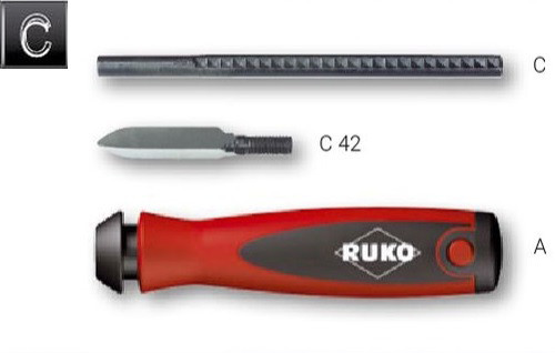 Набір фаскознімачів RUKO Unigrat 'C', фото 1