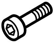 Болт із циліндричною головкою (No9) для Gesipa AccuBird