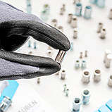 Заклепувальна гайка з малим потайним буртиком GOEBEL оцинкована сталь М12/0.8-3.5 мм, фото 2