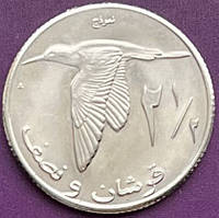 Монета Палестини 2 1/2  кірш 2010 р.